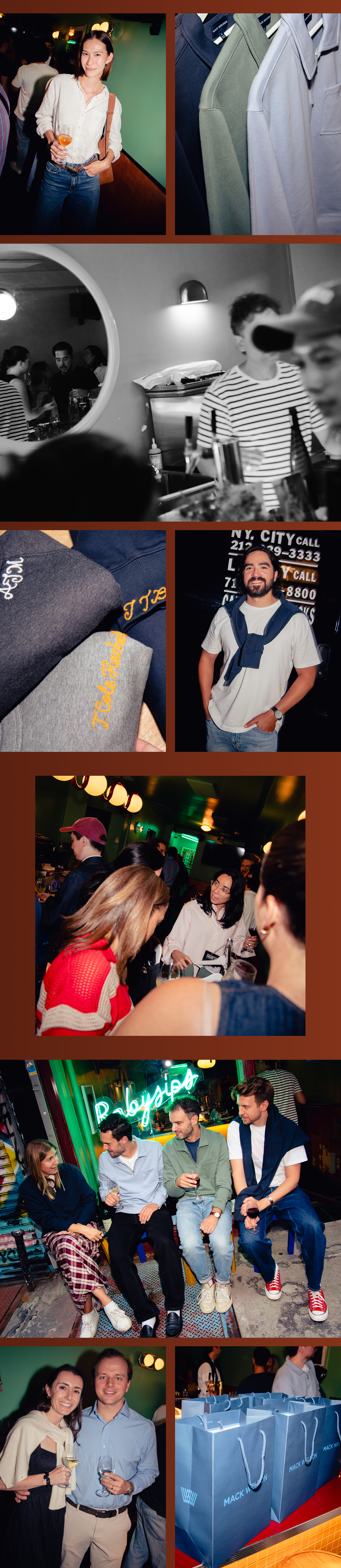 Mack Weldon x Supervinobros event pictures