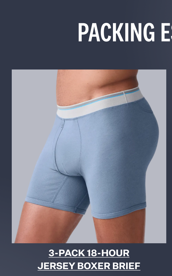 3 pack 18 hour Jersey Boxer Brief
