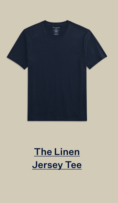 Linen Jersey Crew Neck T-shirt