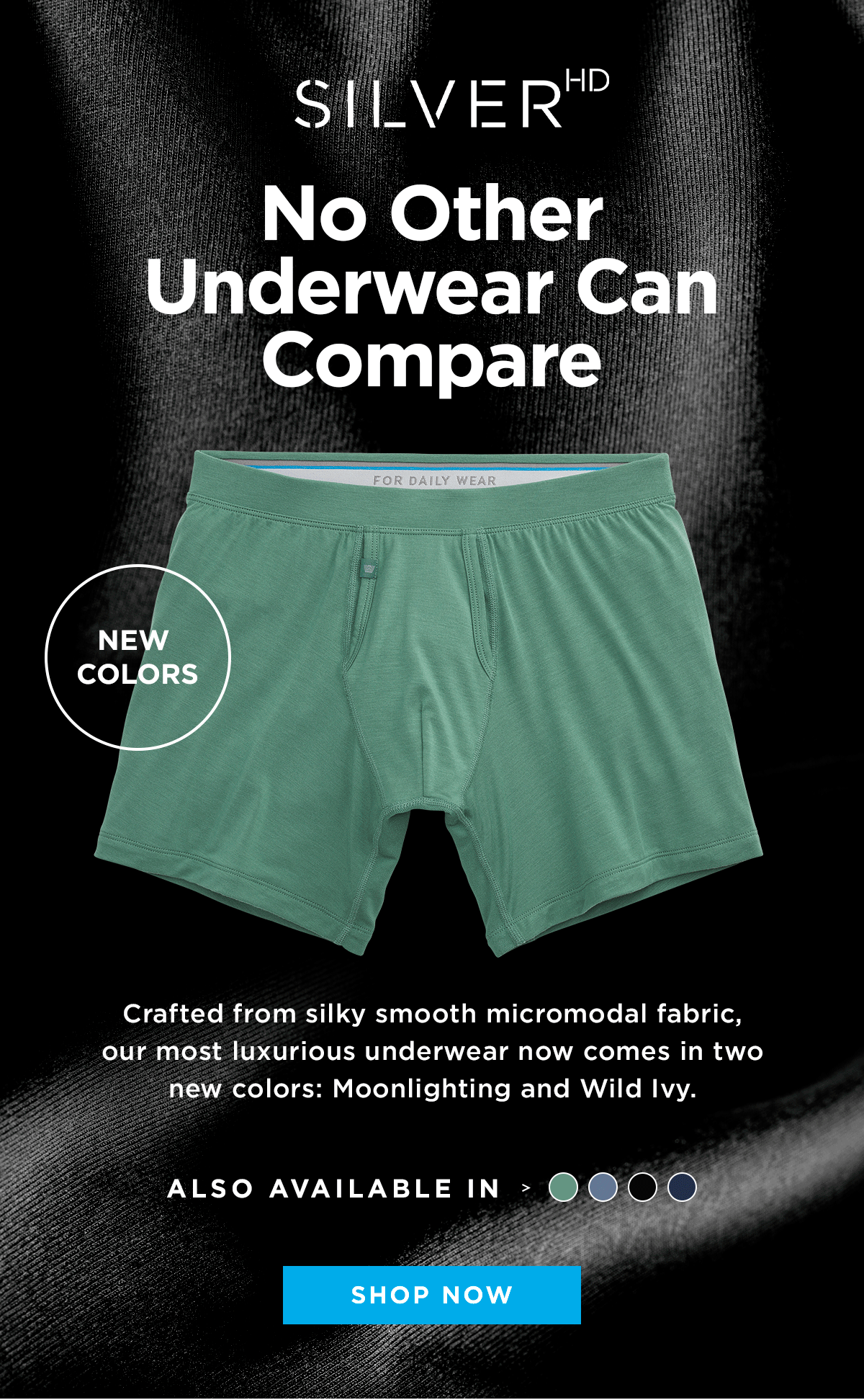 Silver HD Boxer Brief