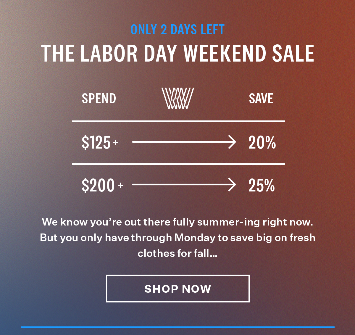 Labor Day Sale