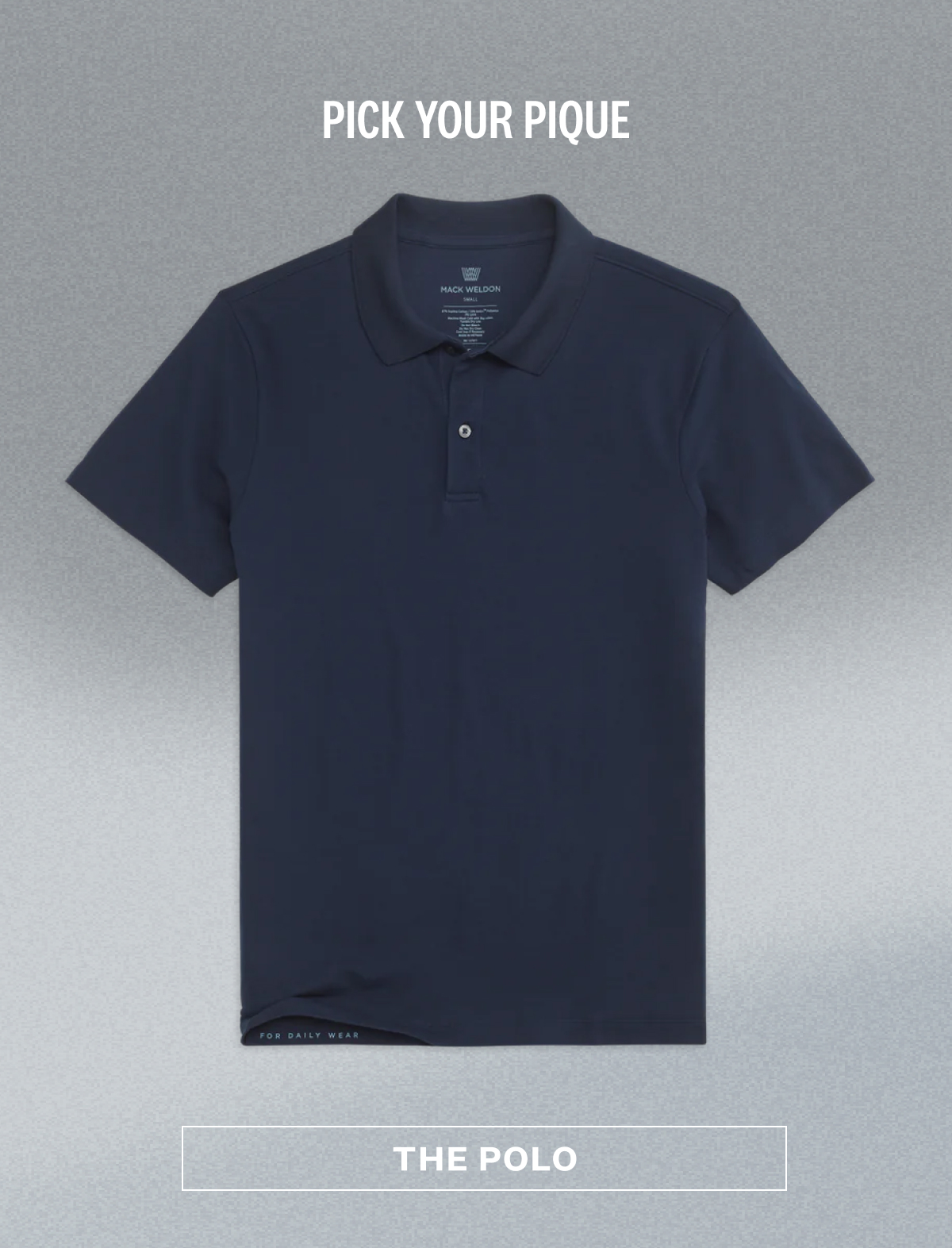 SILVER Pique Polo