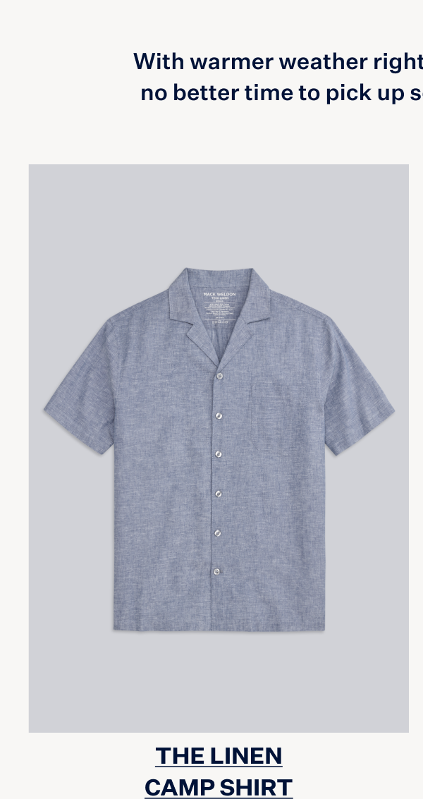 Linen Camp Shirt in Desert Spring