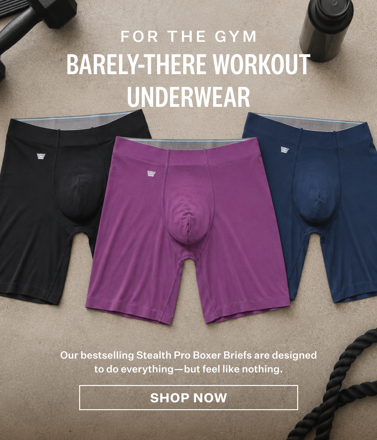 For the Gym. Barely There Workout Underwear. Shop Now