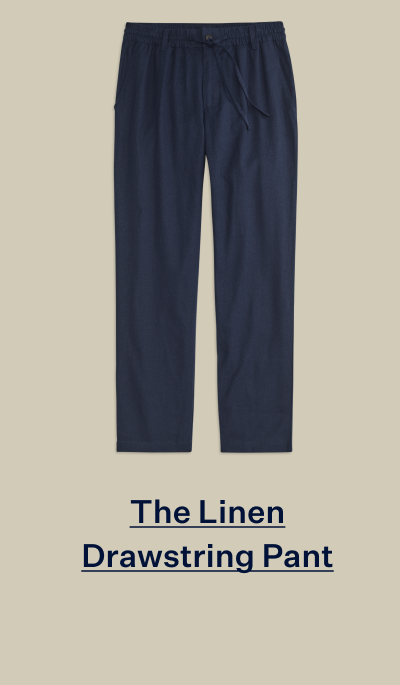 Linen Drawstring Pant