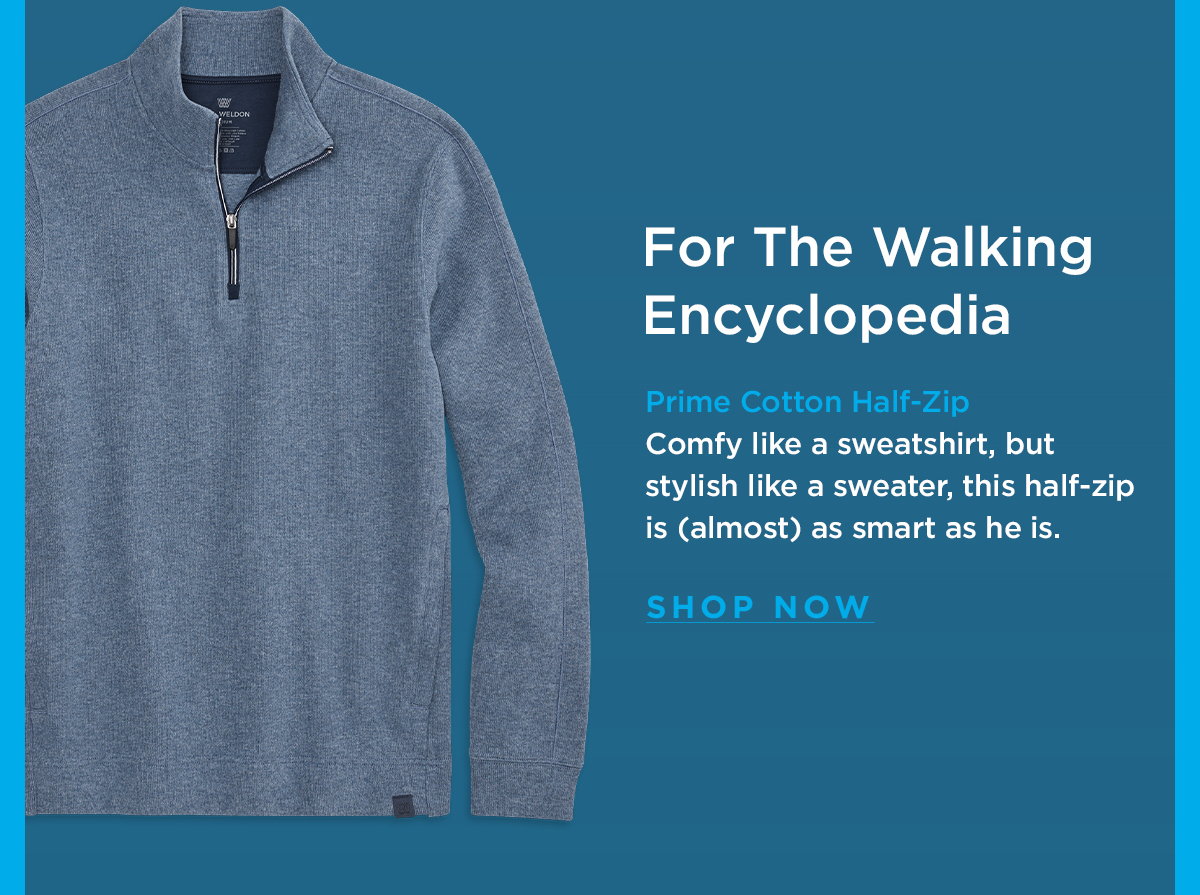Prime Cotton Half-Zip
