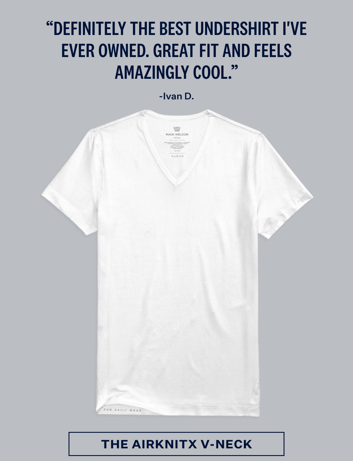 AIRKNITˣ V-Neck Undershirt