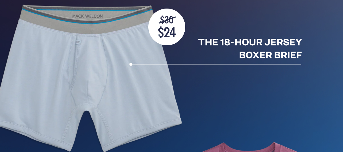 18-Hour Jersey Boxer Brief