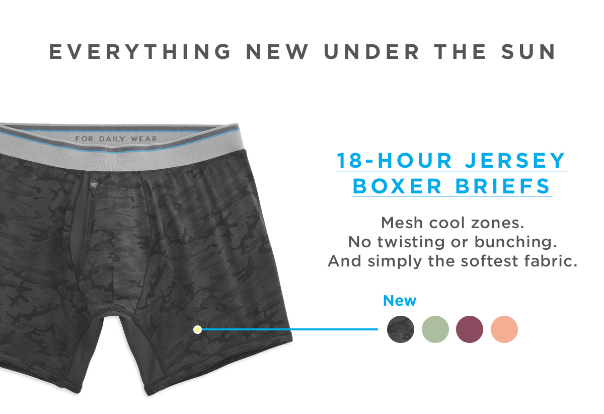 18-Hour Jersey Boxer Brief