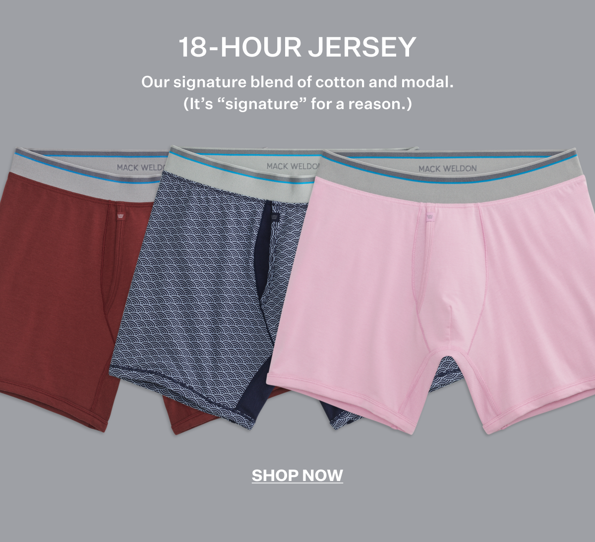 18-Hour Jersey Boxer Brief