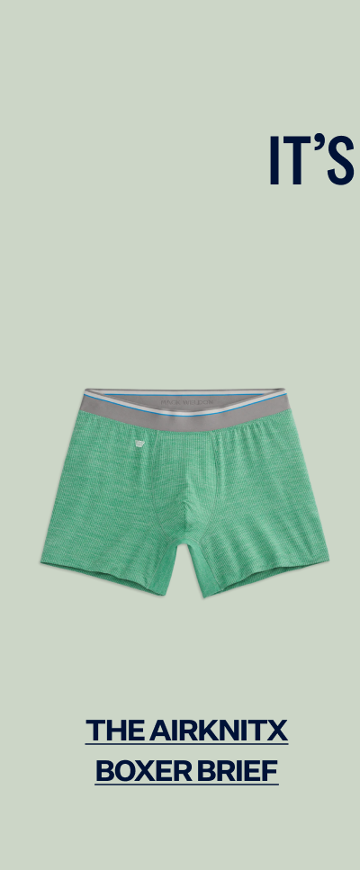 Airknitx Boxer Brief in Pine Green Heather
