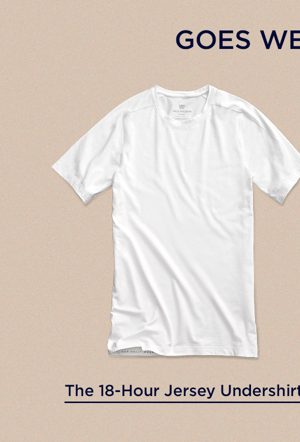 18-Hour Jersey Crew Neck Undershirt