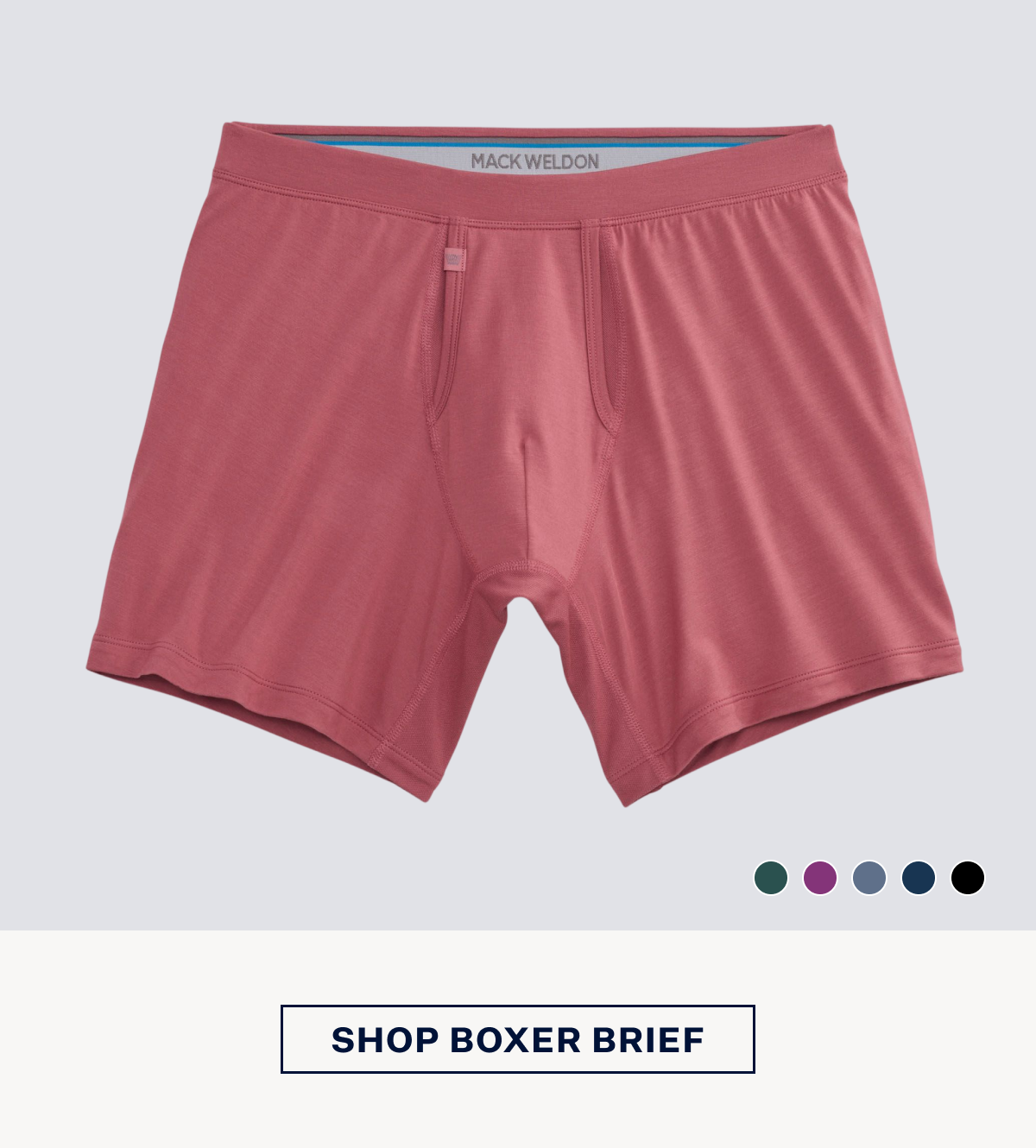 SILVER HD Boxer Brief in Washed Clay