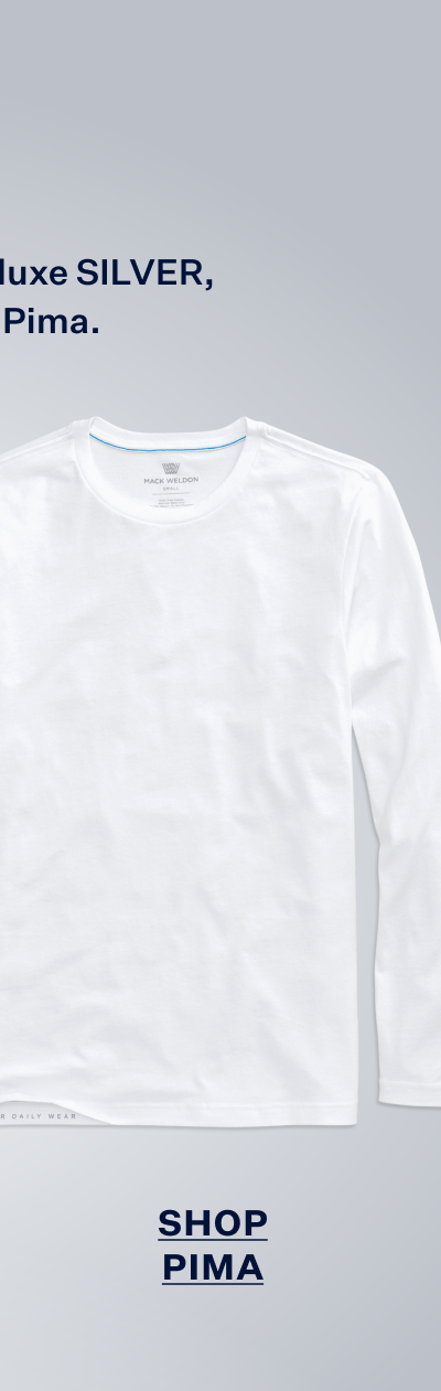 Pima Long Sleeve T-Shirt in Bright White
