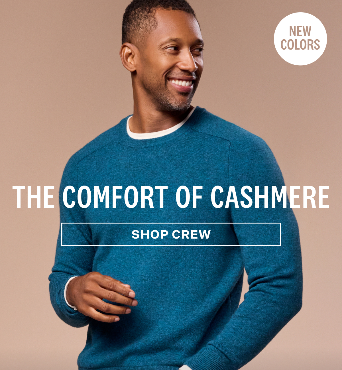 Tech Cashmere Crew Neck Sweater