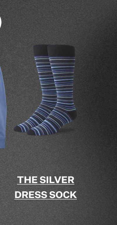 SILVER Extended Crew Dress Sock