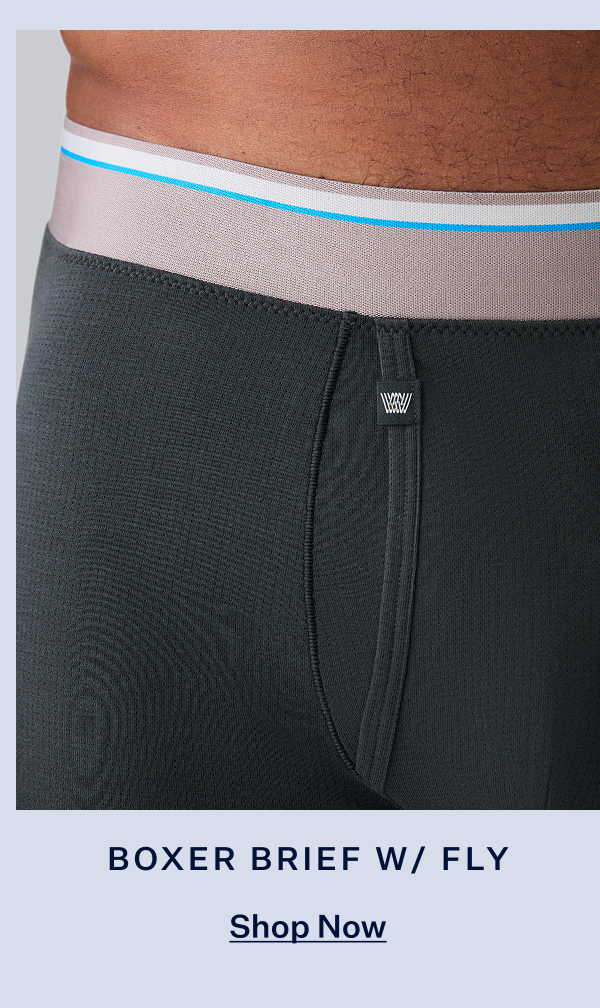 Airknitx Cotton Boxer Brief w/ fly