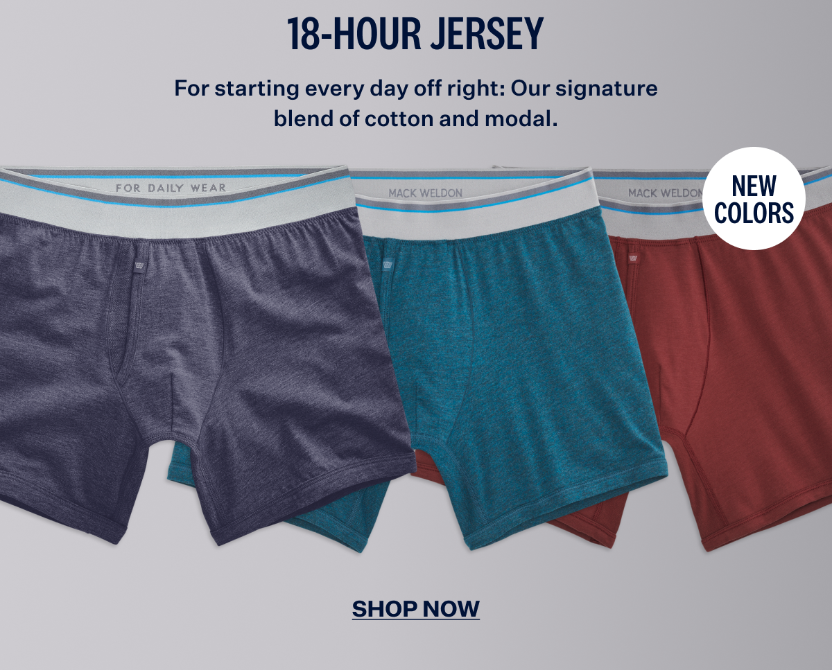18-Hour Jersey Boxer Brief