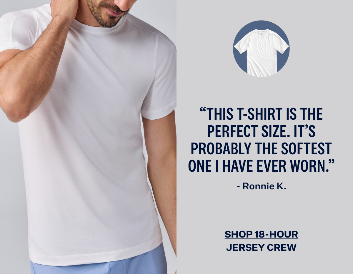18-Hour Jersey Crew Neck Undershirt