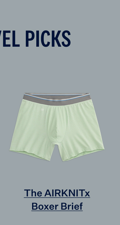 Airknitx Boxer brief in Misty Jade Heather