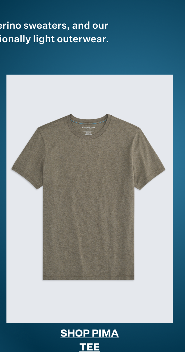 Pima Crew Neck T-Shirt