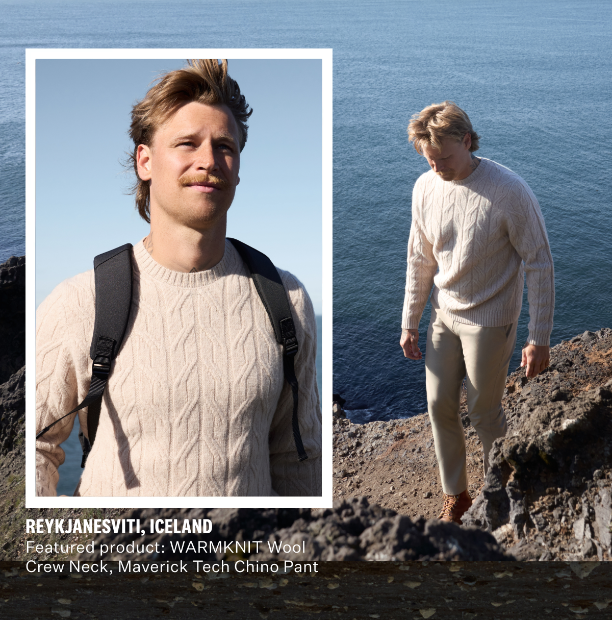 WARMKNIT Wool Crew Neck Sweater