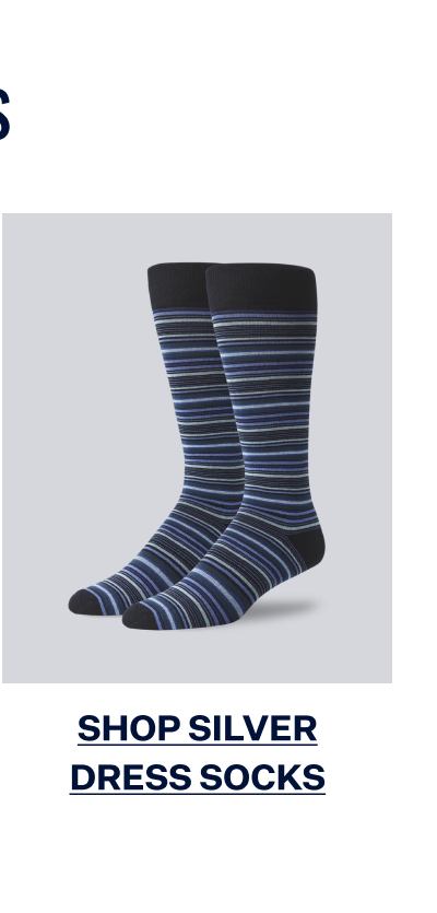 SILVER Extended Crew Dress Sock