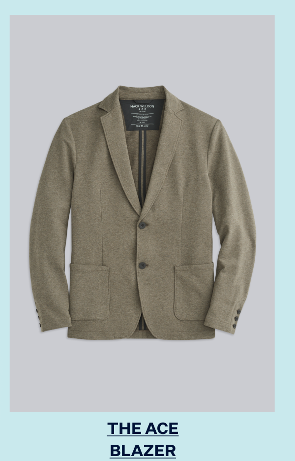 Mack Weldon Ace Blazer in Sage Heather