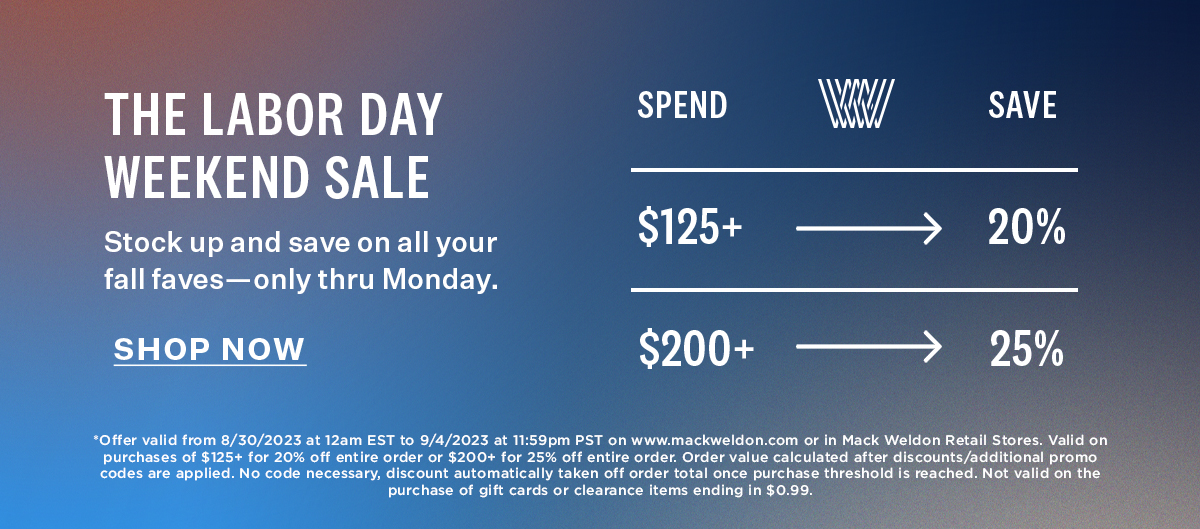 Labor Day Sale