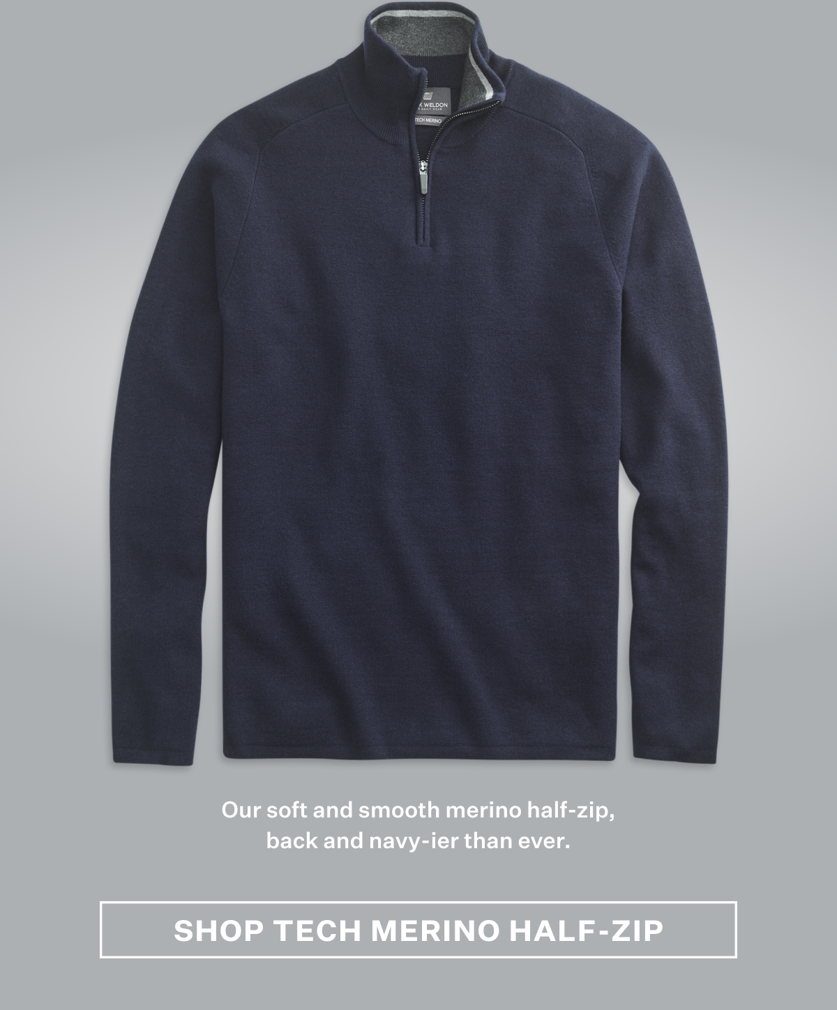Tech Merino Half-Zip Sweater