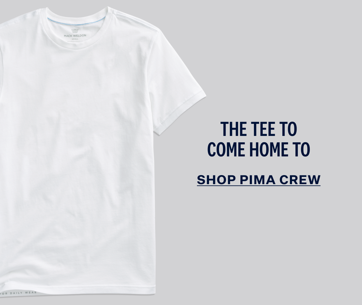 Pima Crew Neck T-Shirt