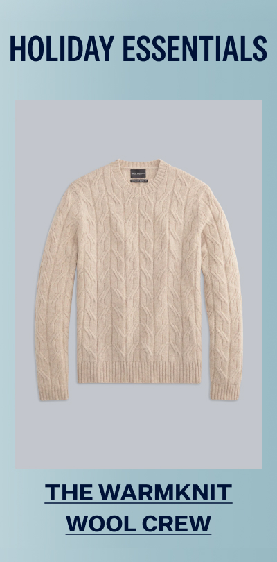 WARMKNIT Wool Crew Neck Sweater