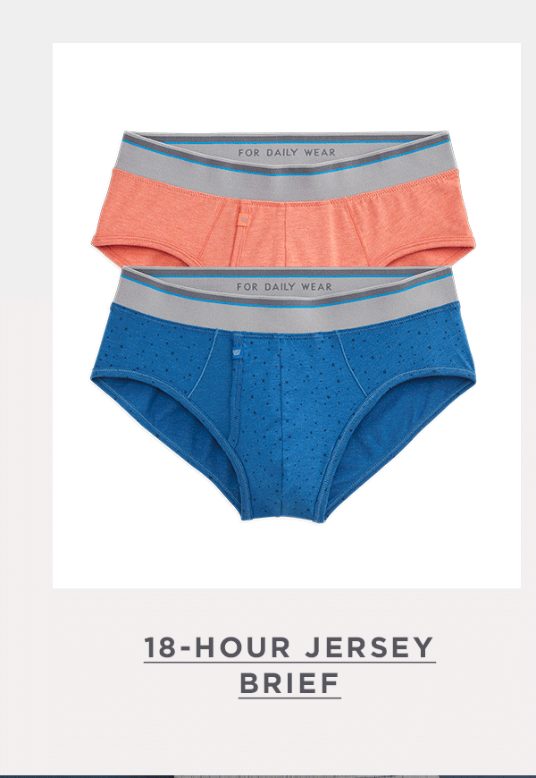 18-Hour Jersey Brief