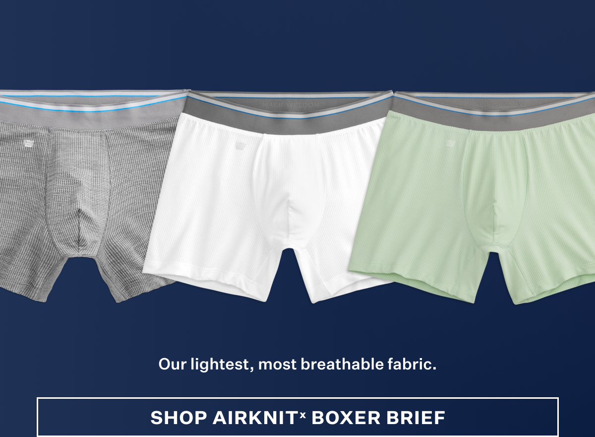 Image featuring three pairs of AirKnitx Boxer Brief