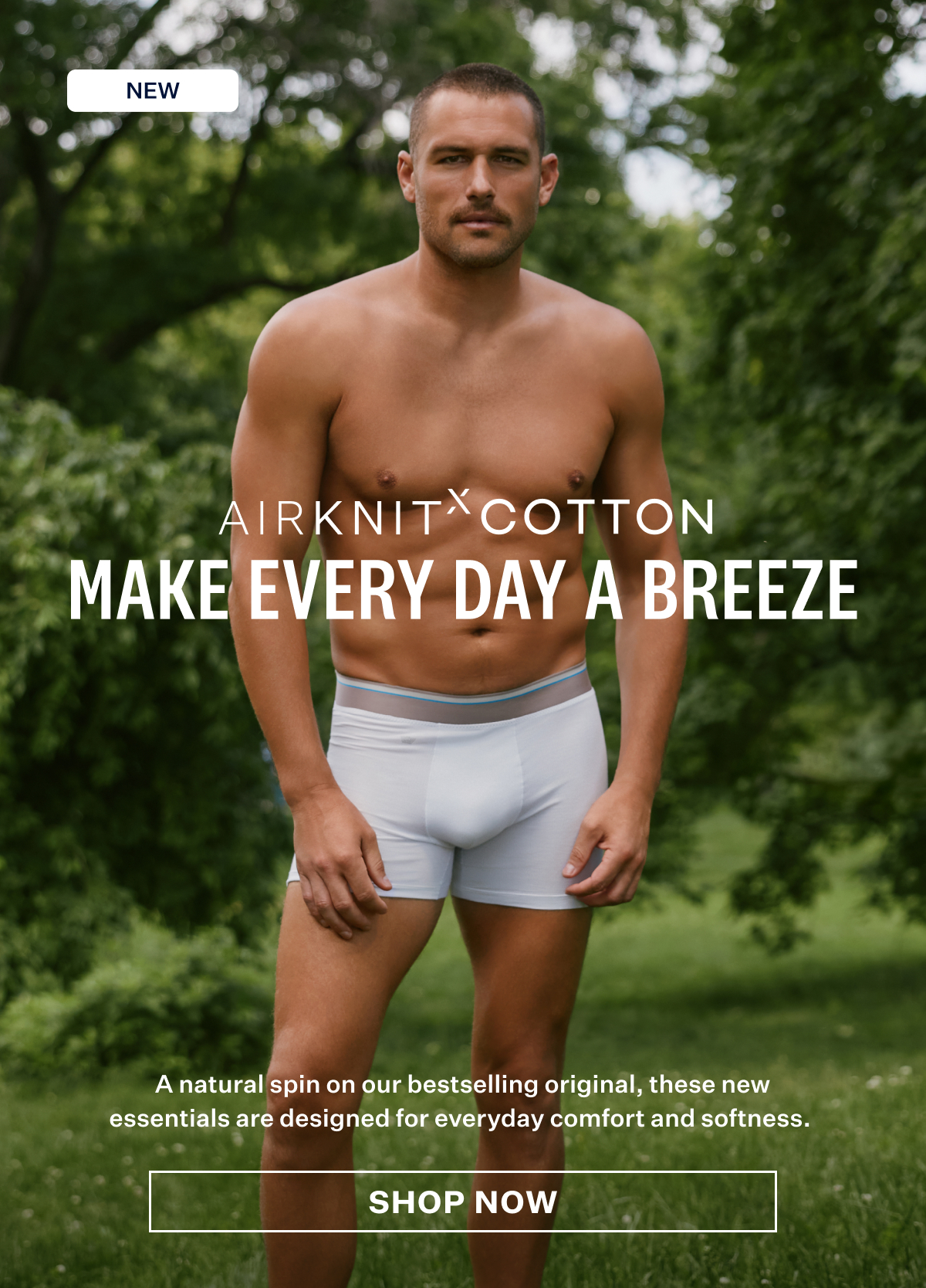 Airknitx cotton. Make Every Day A Breeze. Shop Now