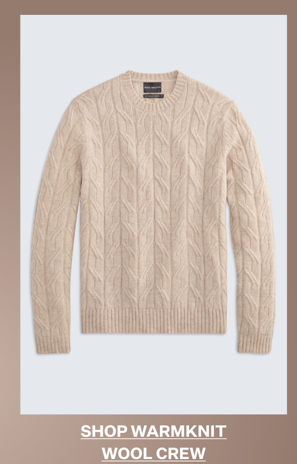 WARMKNIT Wool Crew Neck Sweater