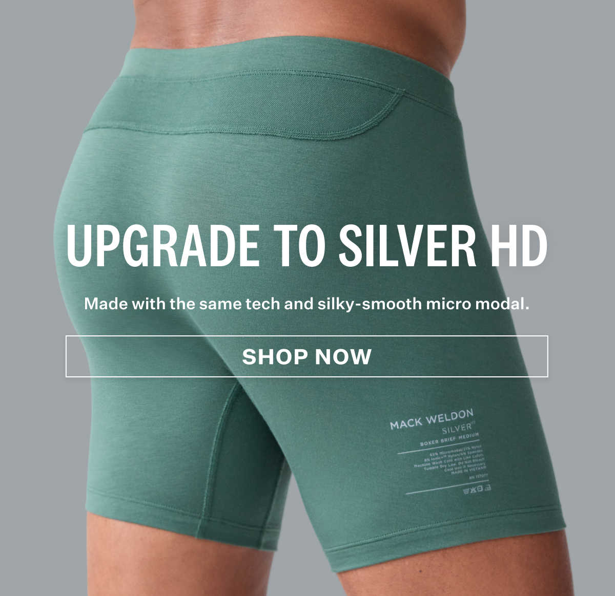 SILVER HD Boxer Brief