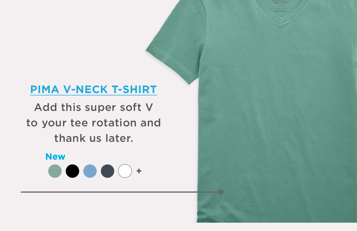 Pima V-Neck T-Shirt