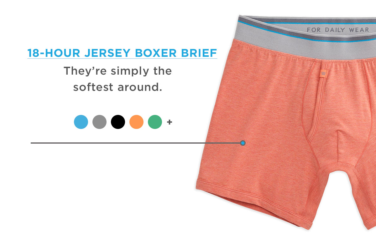 18-Hour Jersey Boxer Brief