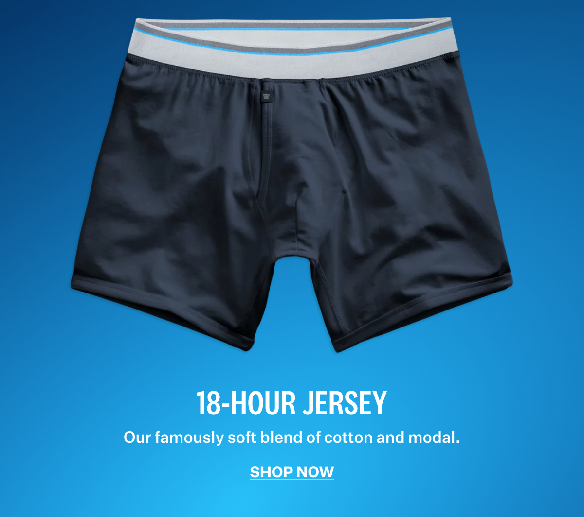 18-Hour Jersey Boxer Brief