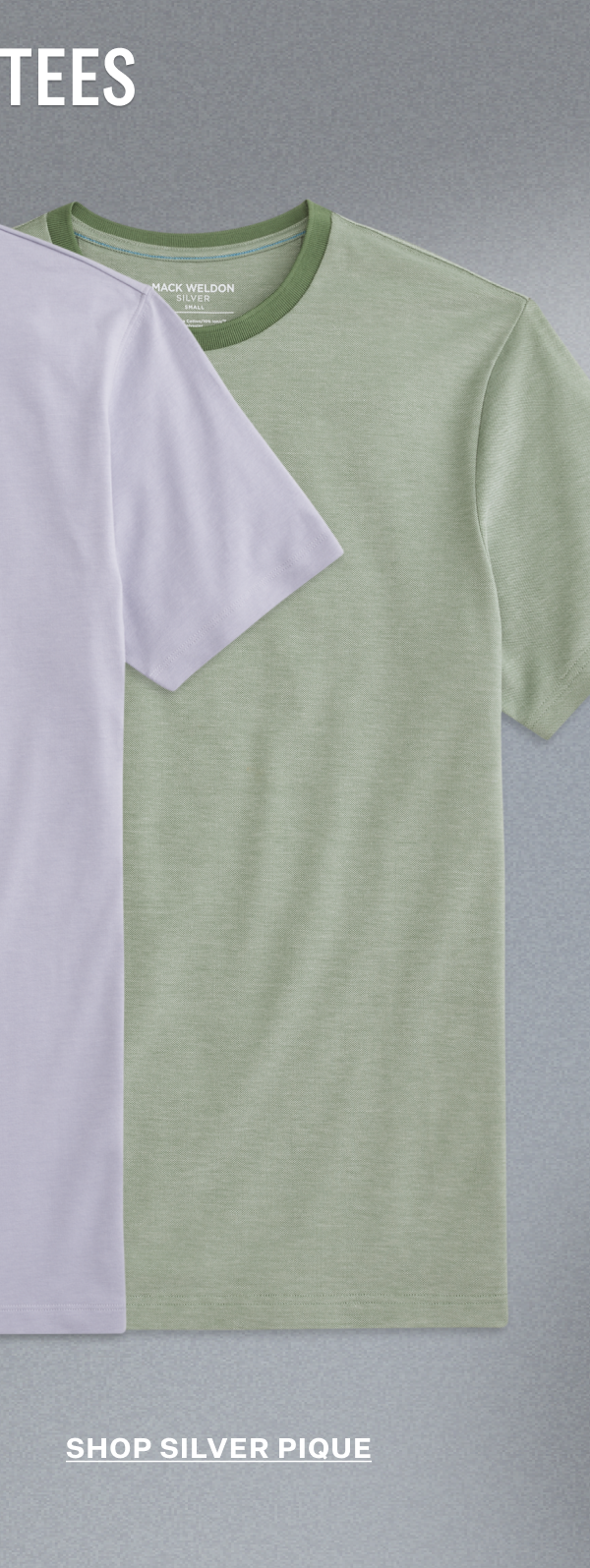 SILVER Pique T-Shirt