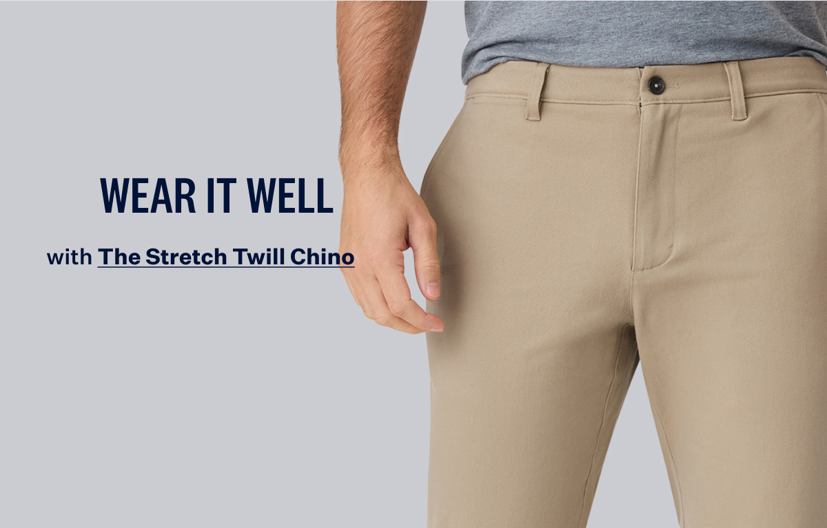 Stretch Twill Chino - Slim Fit