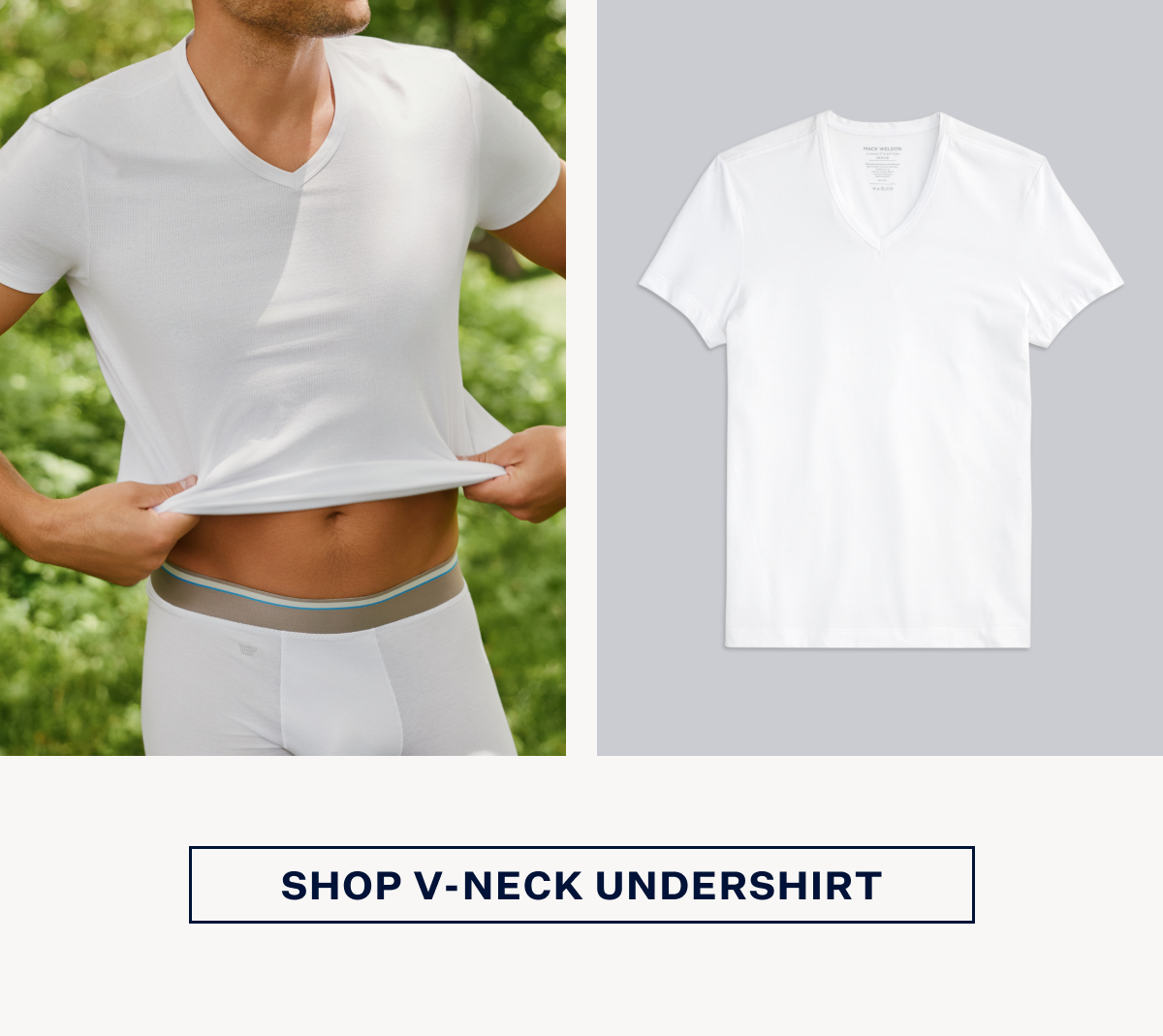 AIRKNITˣ Cotton V-Neck Undershirt