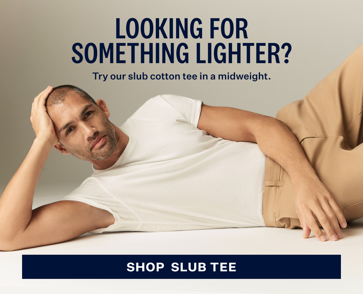 Slub Crew Neck T-Shirt