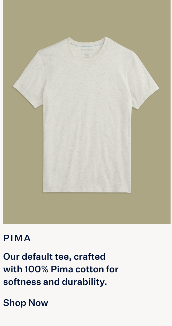 Pima Crew Neck T-Shirt
