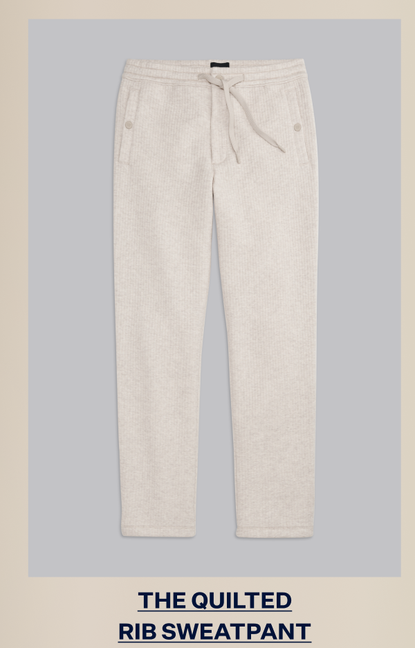 Quilted Rib Sweatpant