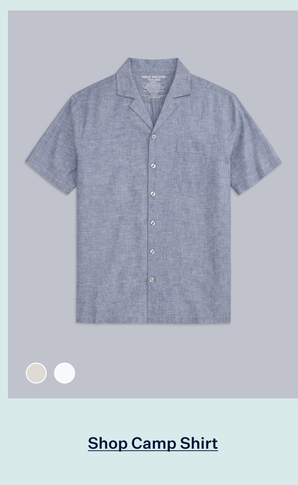 Tech Linen Camp Shirt