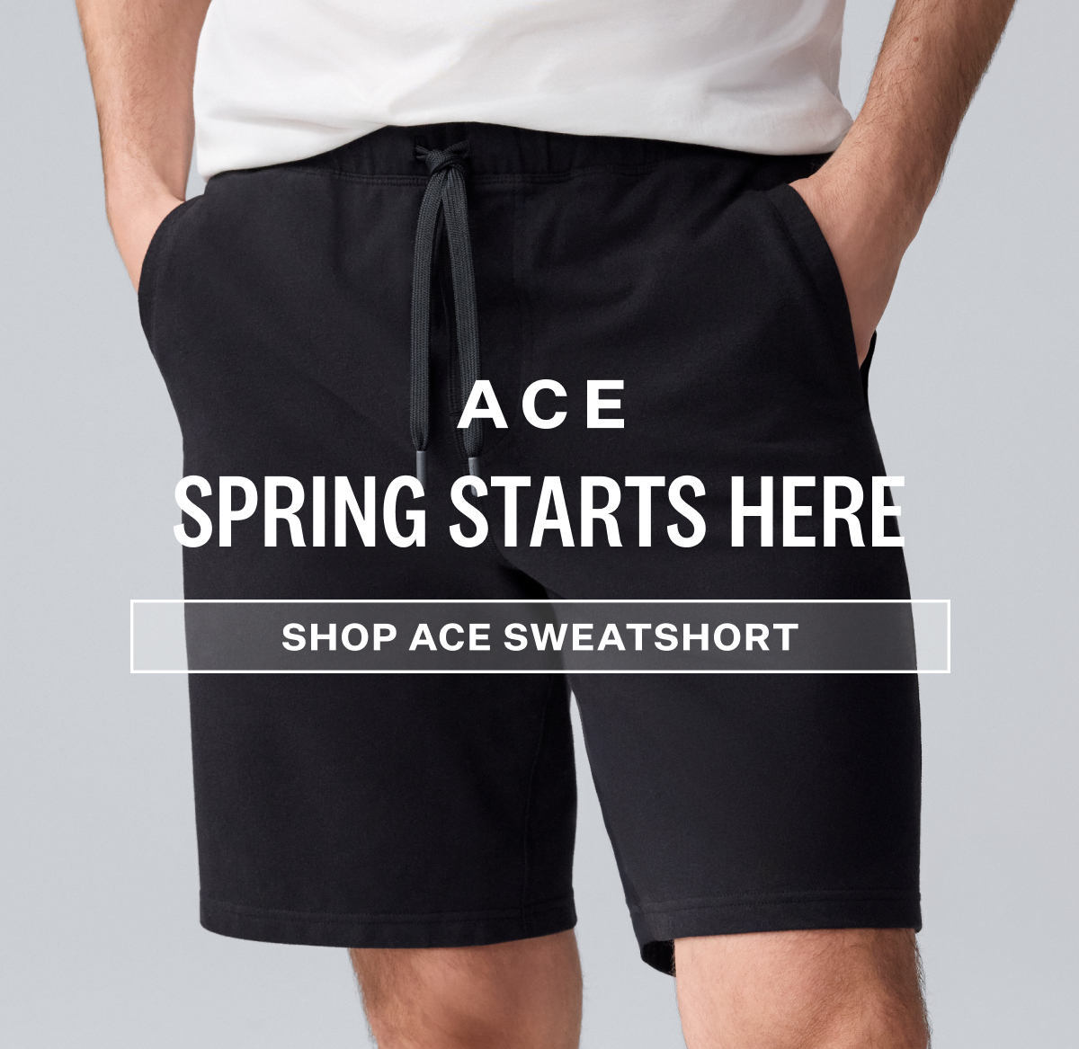 Man wearing ACE Sweatshort 9