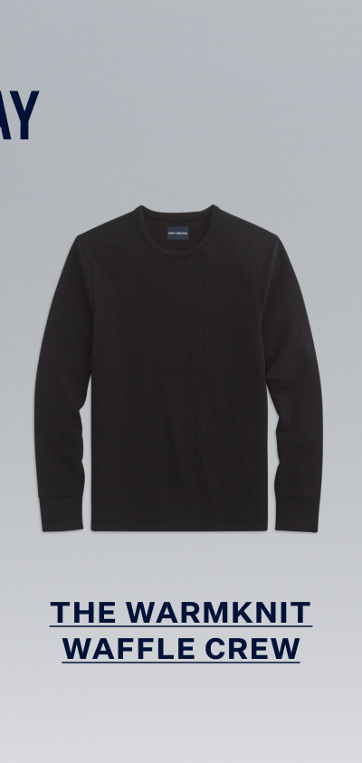 WARMKNIT Waffle Long Sleeve Crew