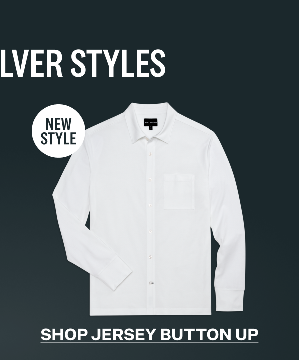 SILVER Jersey Button Up
